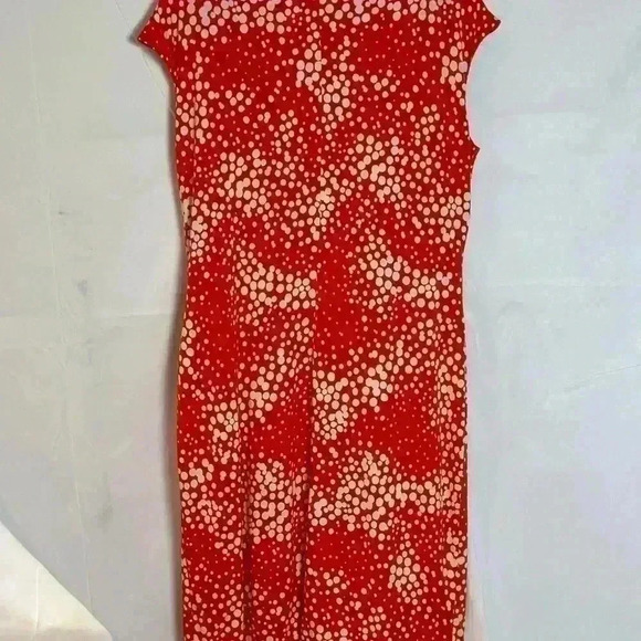 RN Studio by Ronnie Nicole Orange/White Summer Dress (Size XL) - Picture 9 of 12